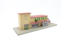 Spur H0 Gebäude  Bahnhof/Feuerwache gebaut /...