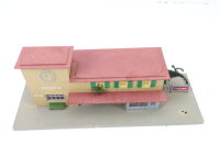 Spur H0 Gebäude  Bahnhof/Feuerwache gebaut / ähnlich Faller Bahnhof Schönblick