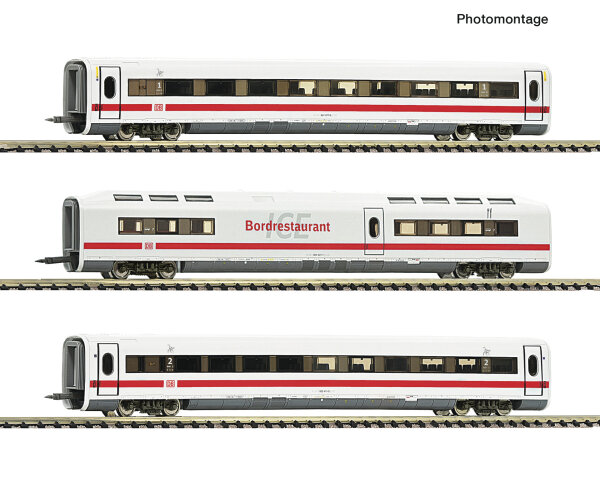Fleischmann Spur N 7760014 Personenwagen 3-tlg. Set: Ergänzungswagen ICE