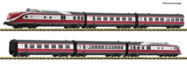 Fleischmann Spur N 7770010  6-tlg. Set: Dieseltriebzug VT 601 „Max Liebermann”