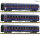 Fleischmann Spur N 6260084 Personenwagen 3-tlg. Set: Eurofima-Wagen „Nightjet“