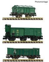 Fleischmann Spur N 6660077 Güterwagen 3-tlg. Set:...