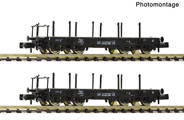 Fleischmann Spur N 6660147 Güterwagen 2-tlg. Set: Schwerlastwagen