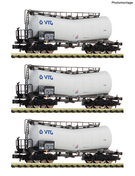 Fleischmann Spur N 6660171 Güterwagen 3-tlg. Set: Knickkesselwagen