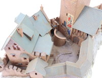 Kibri H0 39010 Gebäude Burg "Falkenstein in Kärnten" mit Figuren / Licht gebaut