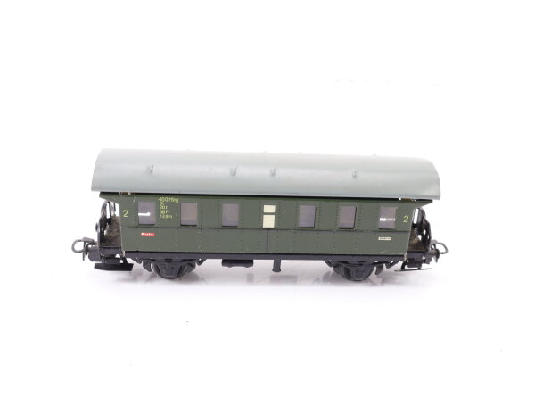 Märklin H0 4002 Personenwagen Donnerbüchse 2. Klasse Bi grün / Blech