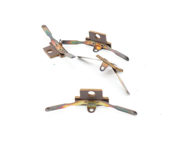 E1641 Fleischmann H0 614005 Ersatzteil 4x Stromabnehmer isol./Radkontakt