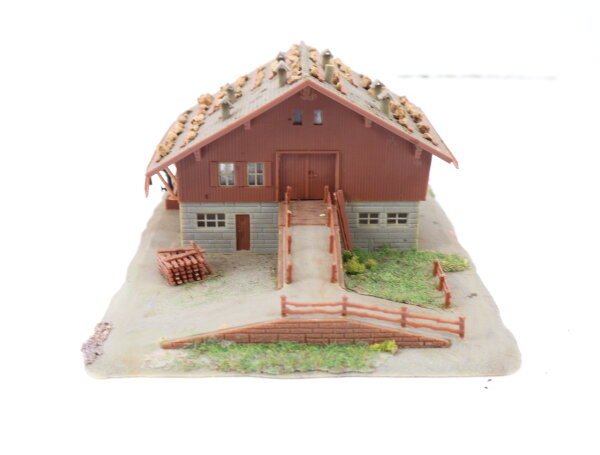 Faller N 23233 Gebäude Stall Scheune gebaut