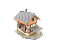 Faller H0 B-156 Gebäude Haus Güterschuppen Lagerhaus gebaut