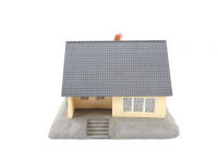 Spur H0 Gebäude Einfamilienhaus auf Anhöhe /...