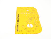 Fleischmann H0 9921 Gleisschablone Zeichenschablone...