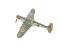 Modellflugzeug Jagdflugzeug Messerschmitt Bf 109 / gebaut