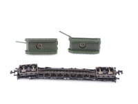 Fleischmann N 8286 Güterwagen Flachwagen Schwenkrungen + 2 Panzer 052-9 DB / OVP