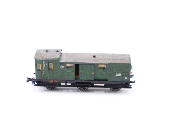 Fleischmann N 8795  Personenwagen Gepäckwagen / bemalt gealtert