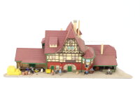 Vollmer H0 22625 Gebäude Bahnhof Neuffen mit Figuren