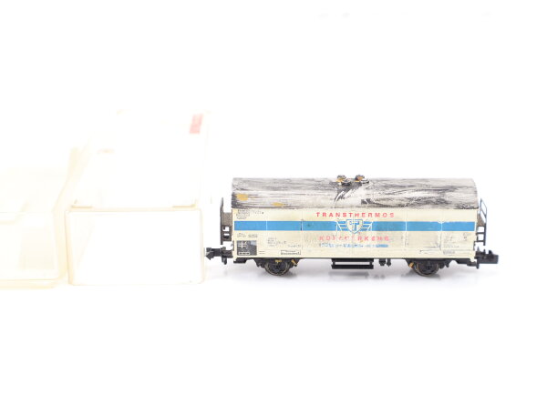 Fleischmann N 8320 Güterwagen Kühlwagen "Transthermos" 2 078-4 DB /gealtert OVP