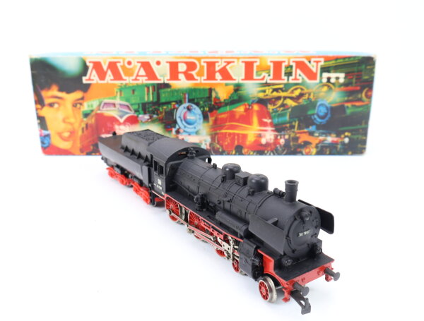 Märklin H0 3098 Dampflok mit Wannentender BR 38 1807 DB / Guss OVP