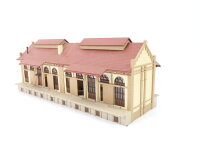 Vollmer H0 20303 Gebäude Lagerhalle Güterbahnhof Güterschuppen / gebaut
