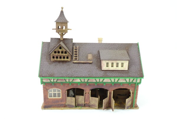 Vollmer H0 27008 Gebäude Pferdestall Stall mit Taubenschlag / gebaut