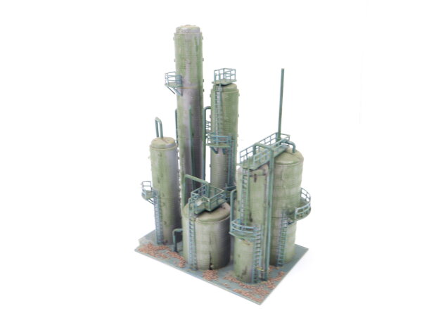 Vollmer H0 45525 5525 Gebäude Industriegebäude Hydrierwerk / patiniert gebaut