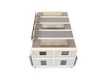 Vollmer H0 25968 Gebäude Fahrzeughalle Speditionshalle Lagerumschlagsplatz Büro