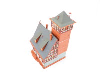 Vollmer H0 20817 Gebäude Feuerwehr Spritzenhaus mit Schlauchturm / gebaut