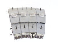 Fleischmann H0 6476 Gebäude Ringlokschuppen 4-ständig / Licht gebaut