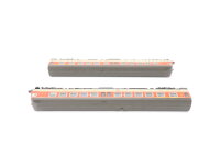 Fleischmann N 7430 Diesel-Triebwagenzug 2-tlg. orange-kieselgrau BR 614 DB / OVP