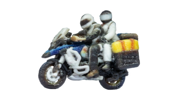 Noch  H0 10900  Tourenmotorrad mit Sozia, fahrend