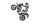 Noch H0 10906  Motocross-Motorrad Wheelie