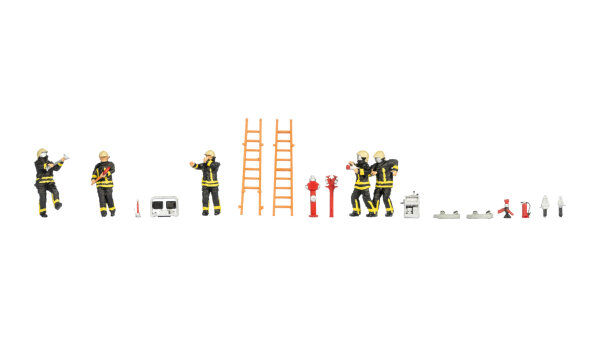 Noch H0 16259  Figuren-Themenwelt „Feuerwehreinsatz"