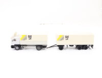 Herpa H0 Modellauto LKW MAN Lastzug Pritsche-Plane...