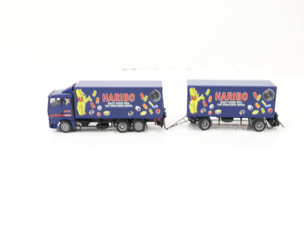Herpa H0 Modellauto LKW MAN Koffer-Lastzug "Haribo" 1:87