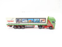 Herpa H0 Modellfahrzeug LKW DAF 95 XF Schiebeplanensattelzug Alice Wandt "Herpa"