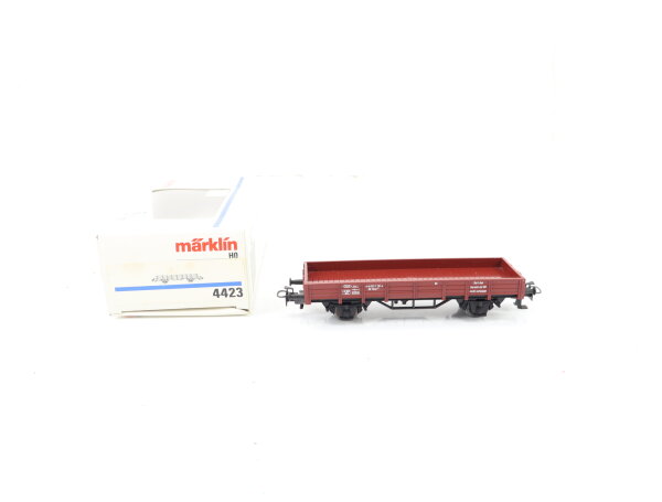 Märklin H0 4423 offener Güterwagen Niederbordwagen 323 1 791-8 DB braun / OVP