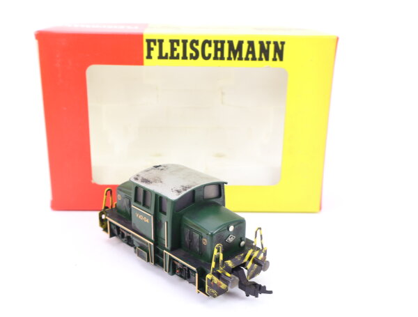 Fleischmann H0 4204 Diesellok Rangierlok grün O&K MV9 BR V42-04 / OVP