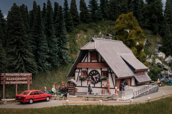 Faller H0 130011  Jubiläumsmodell 1. Weltgrößte Kuckucksuhr mit Figur