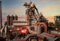 Faller  H0 130026  Hochofen mit Gießhalle