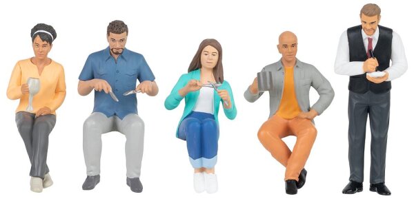 Pola Spur G 331532  Sitzende Restaurantgäste, modern