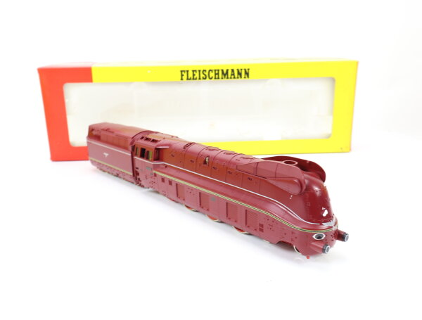 Fleischmann H0 4173 Dampflok Stromlinienlok rot BR 03 1001 DR / OVP