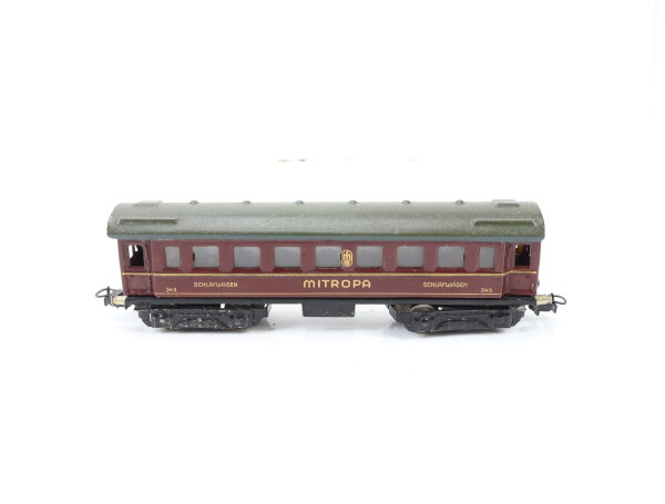 Märklin H0 343 Personenwagen Mitropa Schlafwagen / Blech