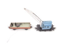 Märklin H0 315/2 4611 Güterwagen Kranwagen "Krupp Ardelt" 6 804 DB blau