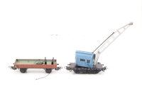 Märklin H0 315/2 4611 Güterwagen Kranwagen "Krupp Ardelt" 6 804 DB blau
