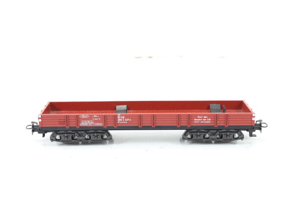 Märklin H0 4473 offener Güterwagen Niederbordwagen 398 0 247-4 Rlmms braun DB