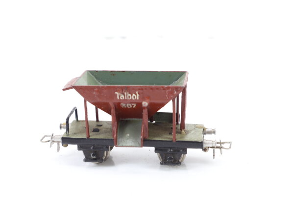 Märklin H0 367 Güterwagen Schotterwagen Talbot  / Guss