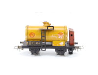 Märklin H0 374 Güterwagen Kesselwagen "Shell" mit Bremserhaus / Blech