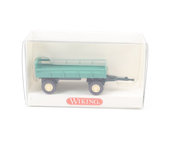 Wiking H0 869 01 18 Modellauto Landwirtschaftlicher Anhänger Grün 1:87