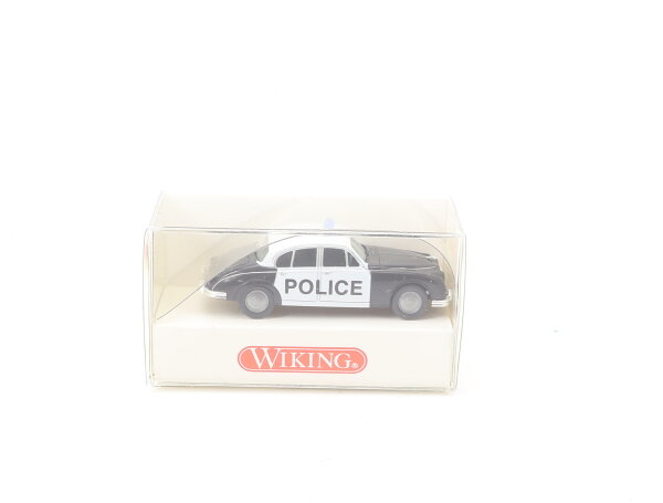 Wiking H0 864 03 29 Modellauto PKW Polizei "Police" Jaguar MK II 1:87