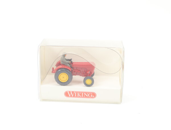 Wiking H0 878 01 21 Modellauto Traktor Porsche Schlepper Rot 1:87