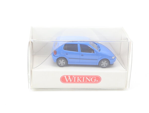 Wiking H0 036 02 18 Modellauto PKW VW Polo blau 1:87